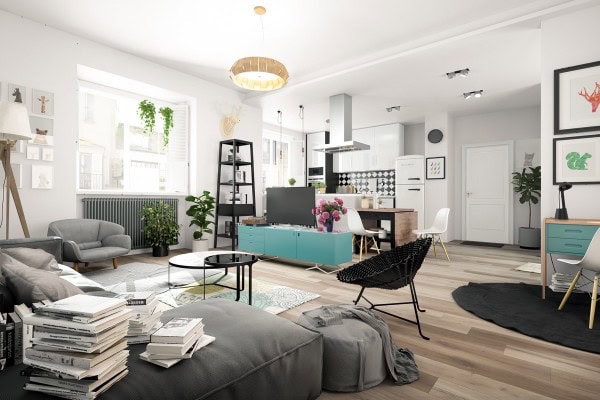 blue-and-black-nordic-decor-600x400-1 blue-and-black-nordic-decor-600x400-1 nordic interior design 10 Apartments That Show Off The Beauty Of Nordic Interior Design blue and black nordic decor 600x400 1
