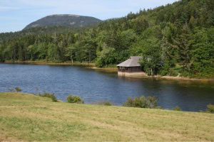 lake in park