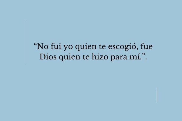 Frases románticas para bodas religiosas