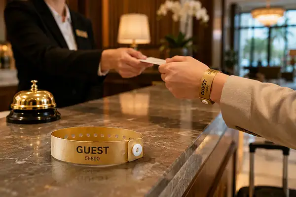 Hospitality wristbands application