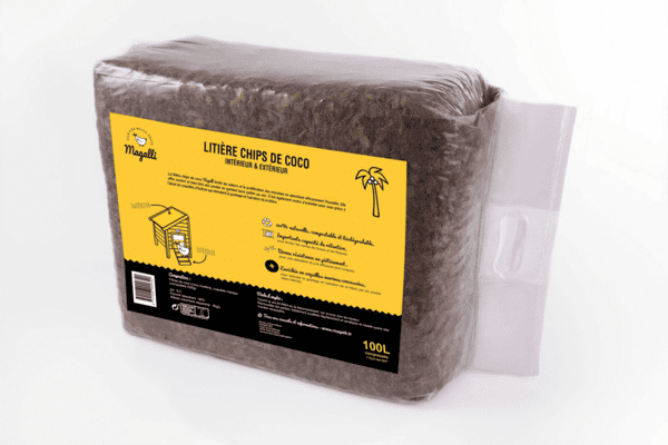 Coco Magalli – Litière et Couvre-Sol Naturel pour Poules – 100 L (9 kg)