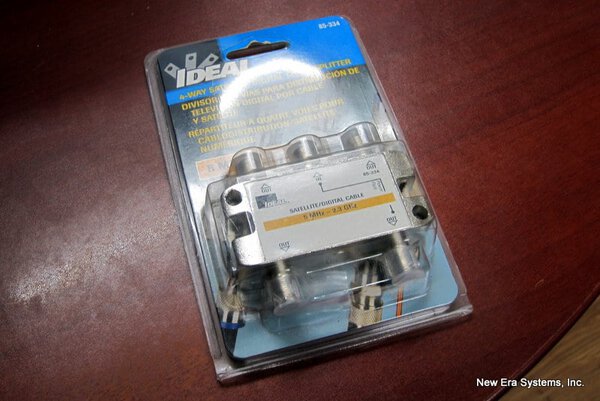 Ideal 4-Way L-Band Cable Splitter