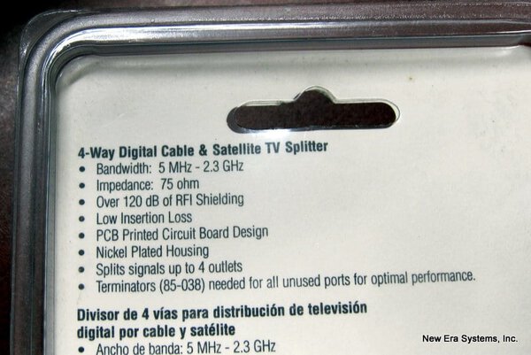Ideal 4-Way L-Band Cable Splitter - Image 3