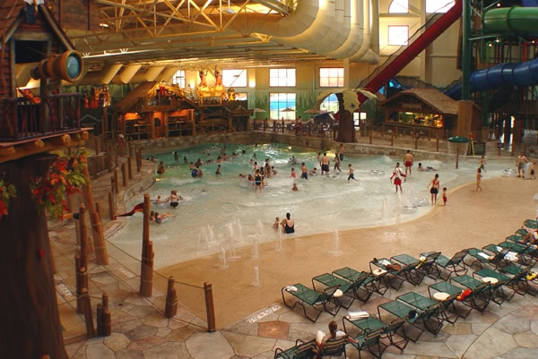 Coquitlam Aquatic Centre has a wave pool and is a great activity for young and old in downtown coquitlam