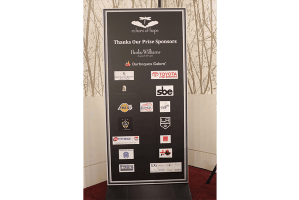 Sponsor Signage rental for events in Los Angeles, Orange County, and nationwide