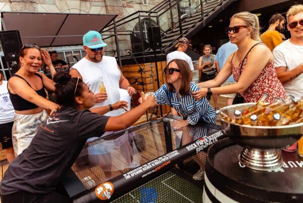 Sit Down Soccer rental for events in Los Angeles, Orange County, and nationwide