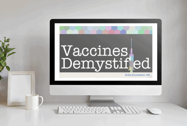 Vaccines Demystified course. Unbiased, guilt-free information about vaccines.