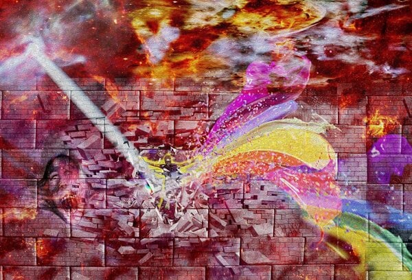 Tela: The Wall Artista: Henrique Vieira Filho