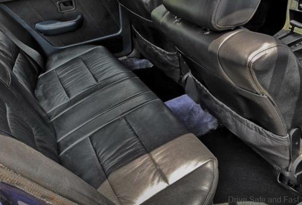 BMW E28 rear seats