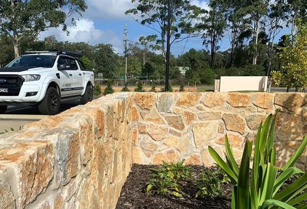 Aussietecture Laverton irregular Limestone wall Cladding