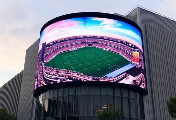 Curved Jumbotron Screen