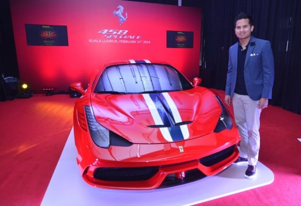 03 Datuk Wira SM Faisal at Ferrari 458 Speciale Launch