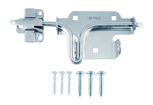 AjustLock Slide Bolt Lock Zinc