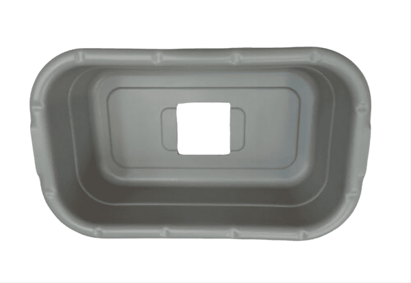Gray Lug, Polymer, with Center Hole, 673x416mm