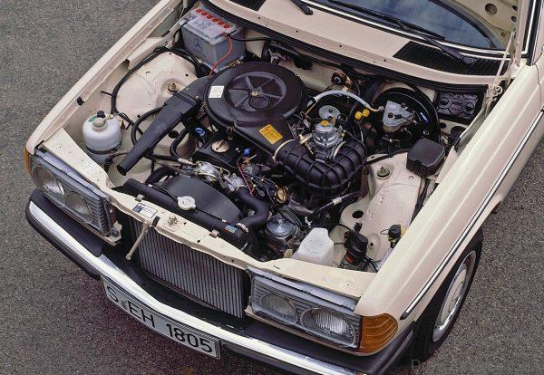 Mercedes-Benz E-Class W123_engine