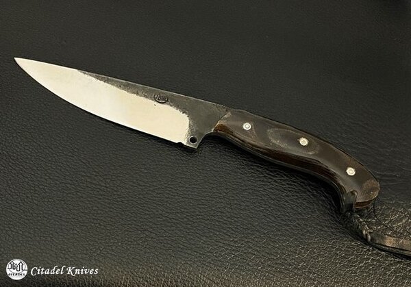 Citadel fixed blade knife with micarta handle