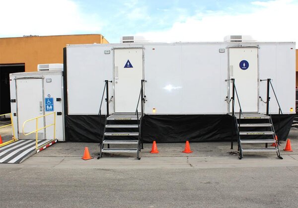 Executive Bathrooms ( Porta Potty ) ( Restroom ) rental for events in Los Angeles, Orange County, and nationwide