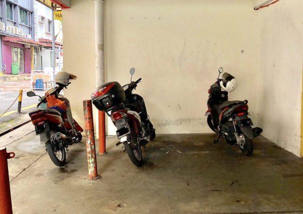Big Bikes parking in buildings