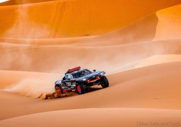 Audi RS Q e-tron Rallye Dakar Test Marokko