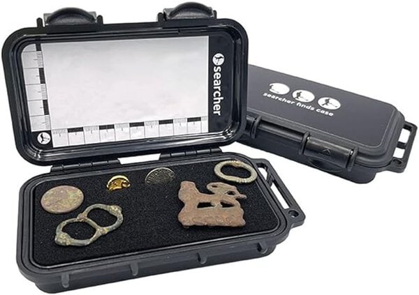 Searcher Metal Detecting Finds Case