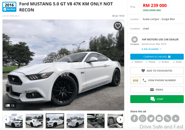 Ford Mustang GT 5.0 V8_used car review