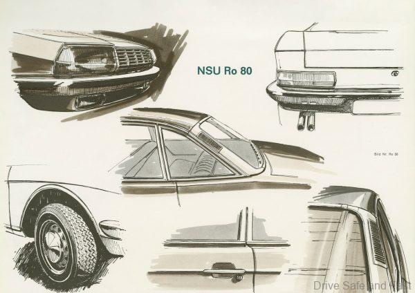 Individual sections of the car.