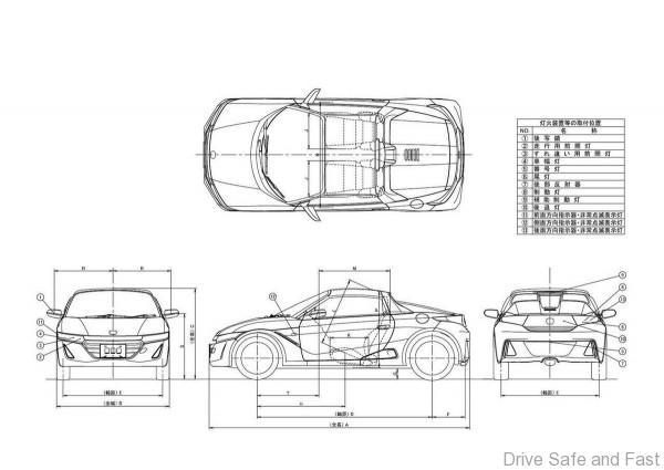 Honda S660 Blueprints