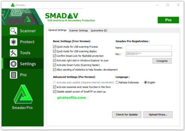 Smadav 2021 Pro Full Crack + Registration Name and Key Free ...