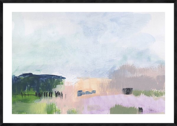 In The Desert Quiet III - 5cm White Border Sm. Black Woodgrain