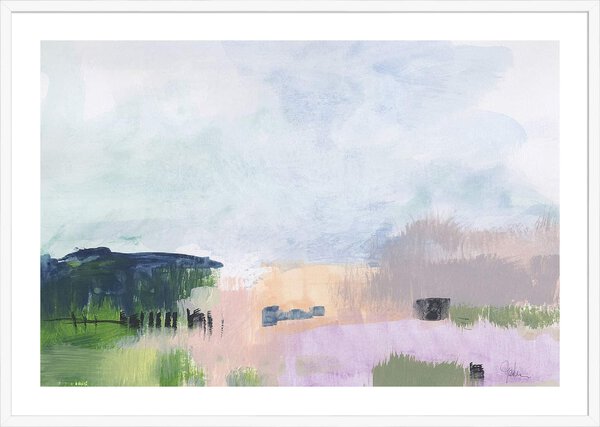 In The Desert Quiet III - 5cm White Border Box White