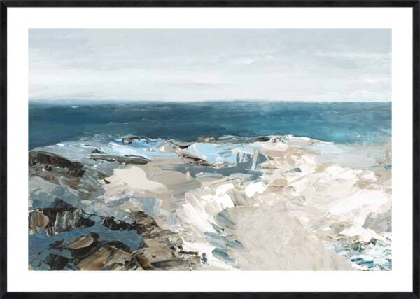 The Shore I - 5cm White Border Sm. Black Woodgrain