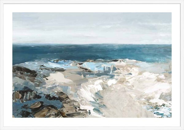 The Shore I - 5cm White Border Box White