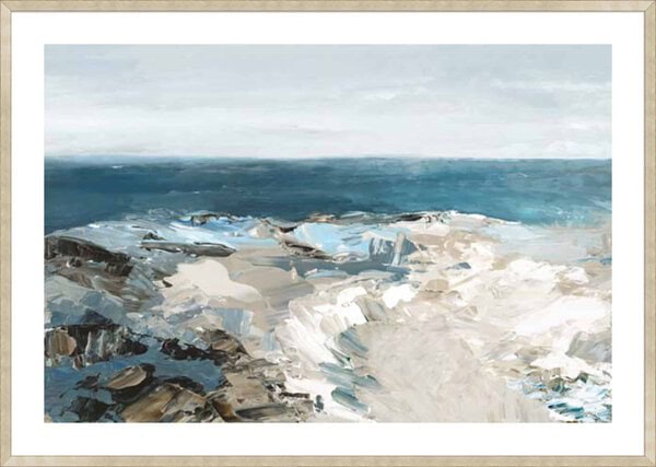The Shore I - 5cm White Border Sm. Box Champagne