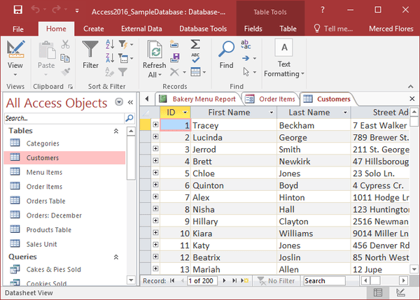 Разница между RDBMS и Hadoop 1 Microsoft Access - пример реляционной СУБД