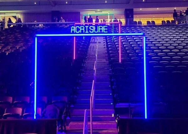 LED Frame Tunnel rental for events in Los Angeles, Orange County, and nationwide