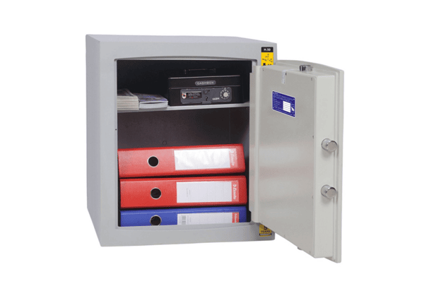 Pengeskabe H50, helt åben