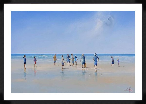 Test Match At The Beach - 5cm White Border - Image 2