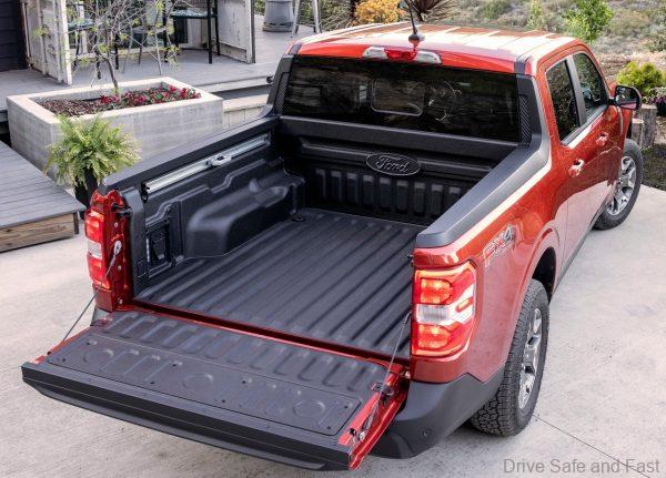 Ford Maverick truck bed
