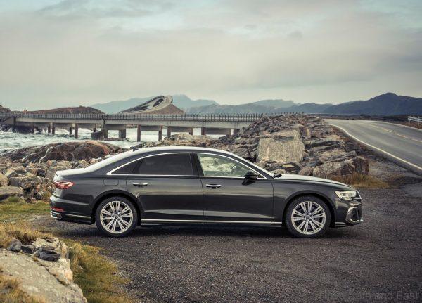 Audi A8 L side profile