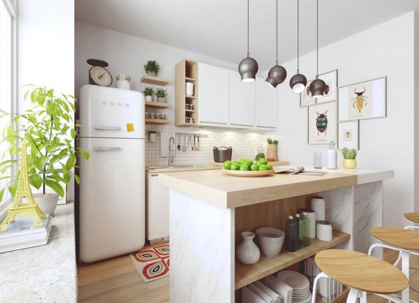 white-and-wood-nordic-kitchen-600x434-1 white-and-wood-nordic-kitchen-600x434-1 nordic interior design 10 Apartments That Show Off The Beauty Of Nordic Interior Design white and wood nordic kitchen 600x434 1