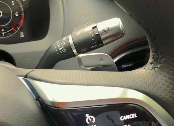 Paddle Shifters in a sedan