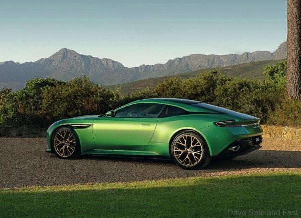aston martin db12 side profile
