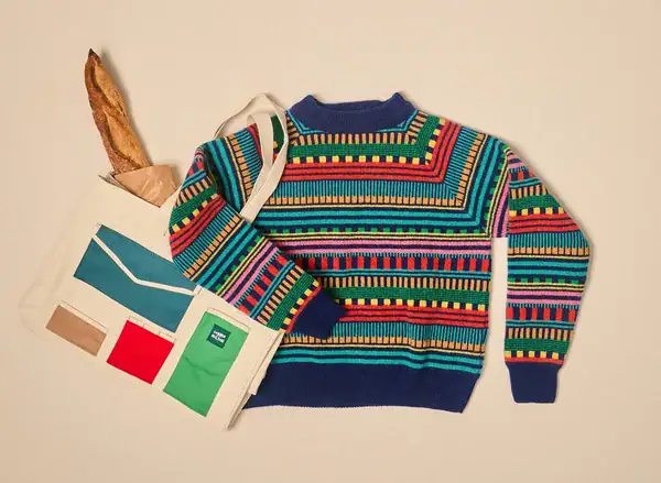 Bolso shopper con bolsillos "Patch" - Imagen 2