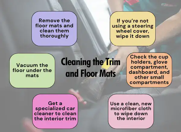 Give the floor areas a good inspection once every few weeks