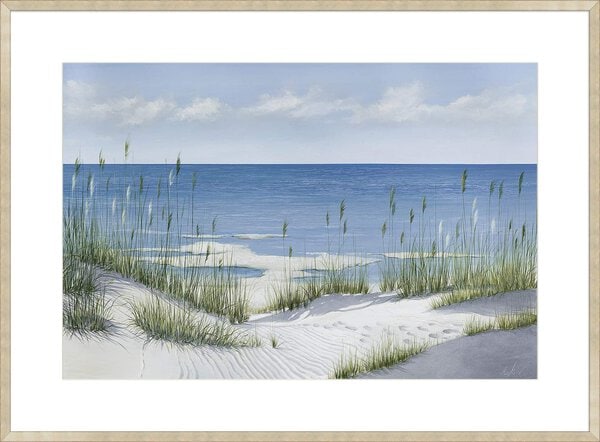 Beach Grass Blue Ocean - 10cm Mount Board