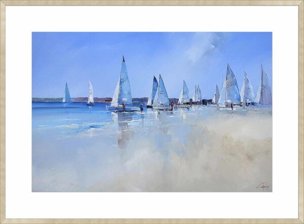 Race Day, Aspendale - 10cm Mount Board