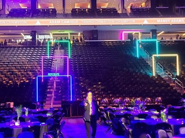 LED Frame Tunnel rental for events in Los Angeles, Orange County, and nationwide