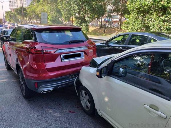 Proton X70 accident