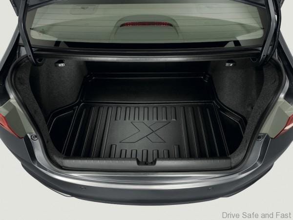 The X Edition models comes with a Trunk Tray for customer convenience