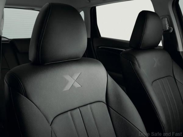 X Edition models fitted with Half-Leather Seats to provide extra comfort